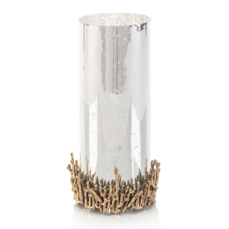 Studded in Brass Twigs Candleholder II