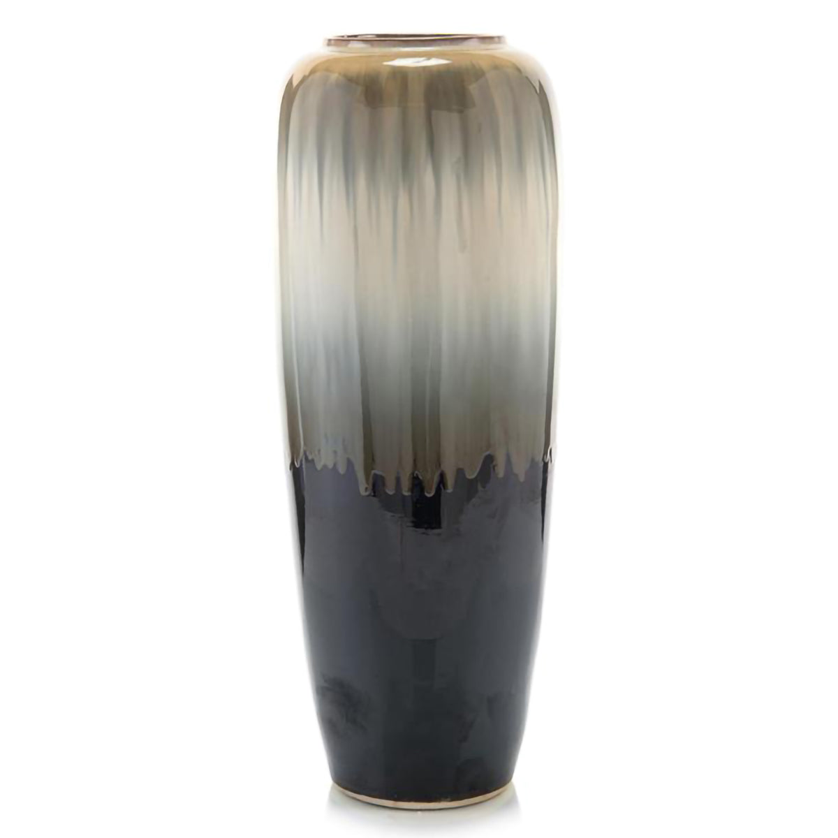 Cool Shades of Blue to Dark Blue Vase