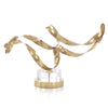 Antique Brass Sculptural Ribbons III