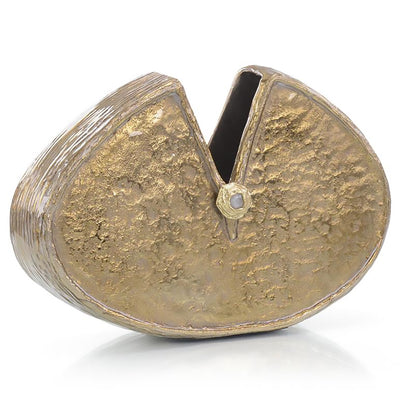 Silver and Gold Enameled Vase II