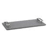Charcoal Confetti Leather Tray