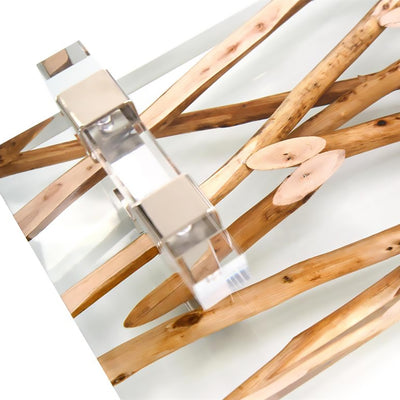 Branches Suspended in Acrylic Tray