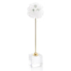 Floating Selenite Ball on Crystal Stand