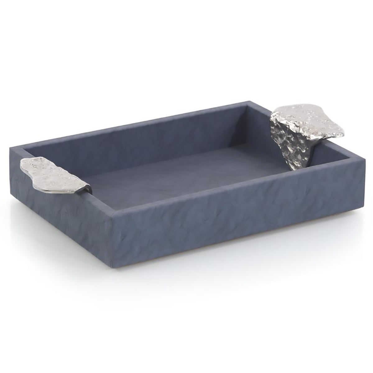 Gypsy Blue Leather Tray I