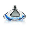 Handblown Sky Blue and Grey Glass Vase I