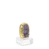 Sculpture III Amethyst Cluster and Gold-Leaf