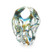 Azure Blue and Yellow Handblown Glass Sculpture I