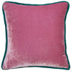 Throw Pillow Jewel Antique Rose Aqua