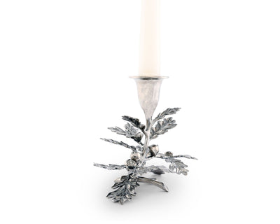 Oak Leaf Candlestick - 1 Taper
