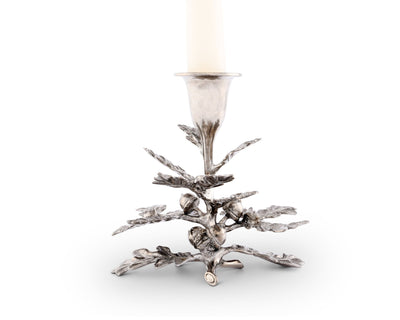 Oak Leaf Candlestick - 1 Taper