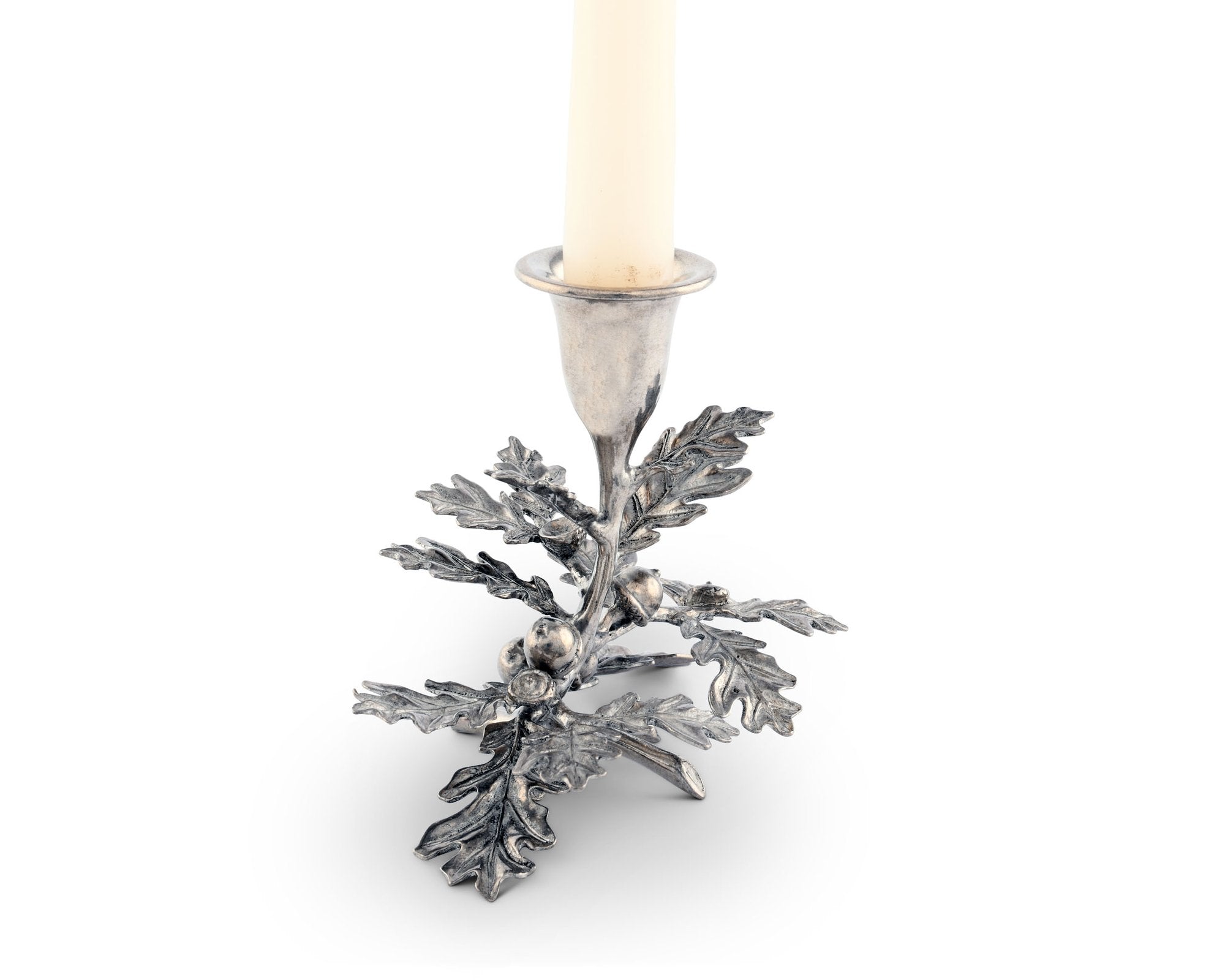 Oak Leaf Candlestick - 1 Taper