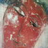Jamali Original Artwork: title "The wink" #7261 - Fresco Tempura