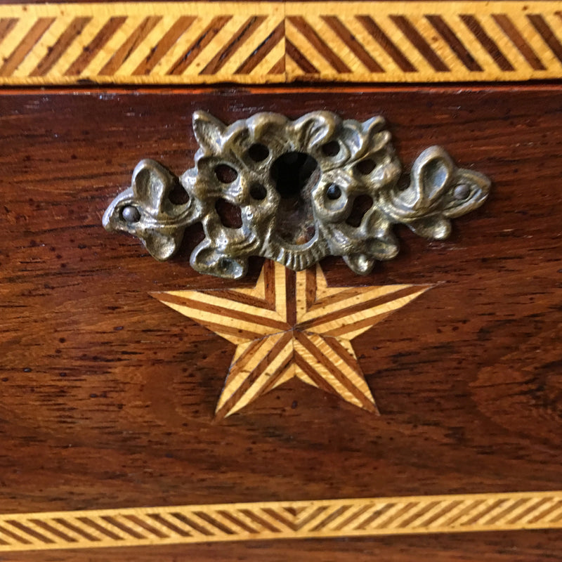 Antique Marquetry box with Star 