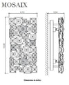 Wall Sconce Crystal Mosaix