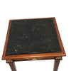 Negro Marquina Black Marble Top on End Table Empire