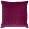 Throw Pillow Quilted Fuchsia
