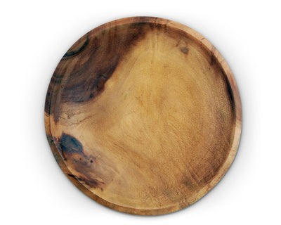 Calabash Round Acacia Wood Salad Bowl