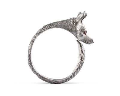 Pewter Fox Napkin Ring