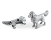 Pewter Retriever Salt And Pepper