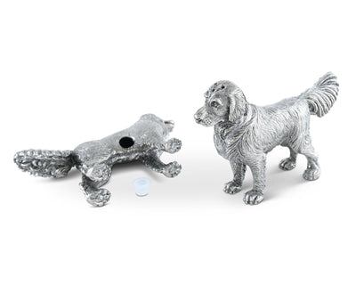 Pewter Retriever Salt And Pepper