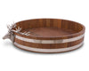 Elk Head Teak Tray