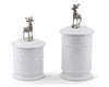 Elk Stoneware Canister