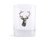 Elk Head Double Old Fashioned Glass