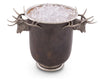 Ice Bucket Elk Head Handle Bronze