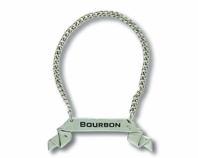 Pewter Ribbon Decanter Tags