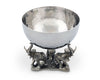 Nut Bowl Elephant Stainless Steel & Pewter