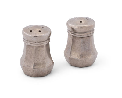 Mini Pewter Salt And Pepper