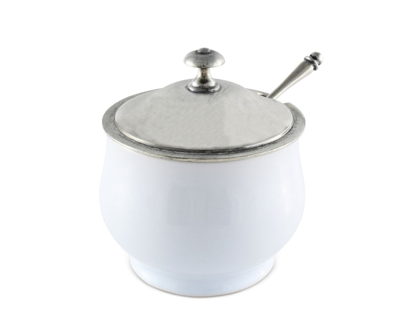 Classic Sugar Bowl And Spoon