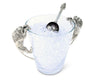 Ice Bucket Glass  Lion Handles