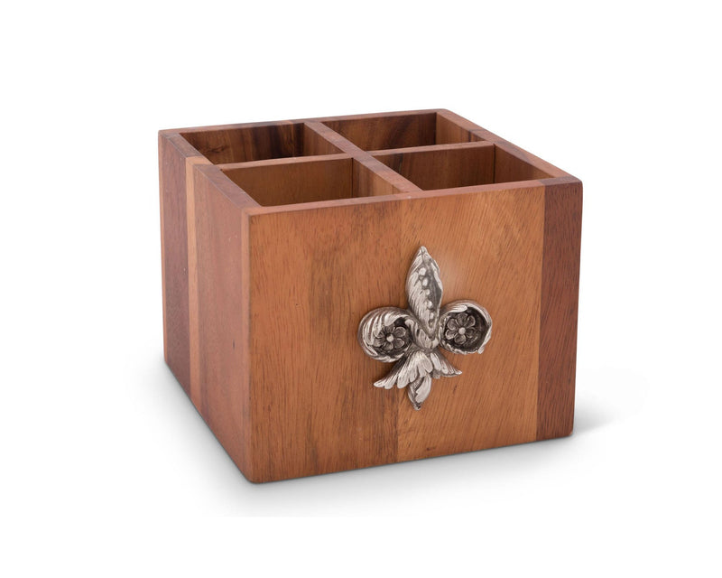 Fleur De Lis Flatware Caddy