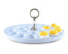 Deviled Egg Tray With Pewter Classic Ring Handle