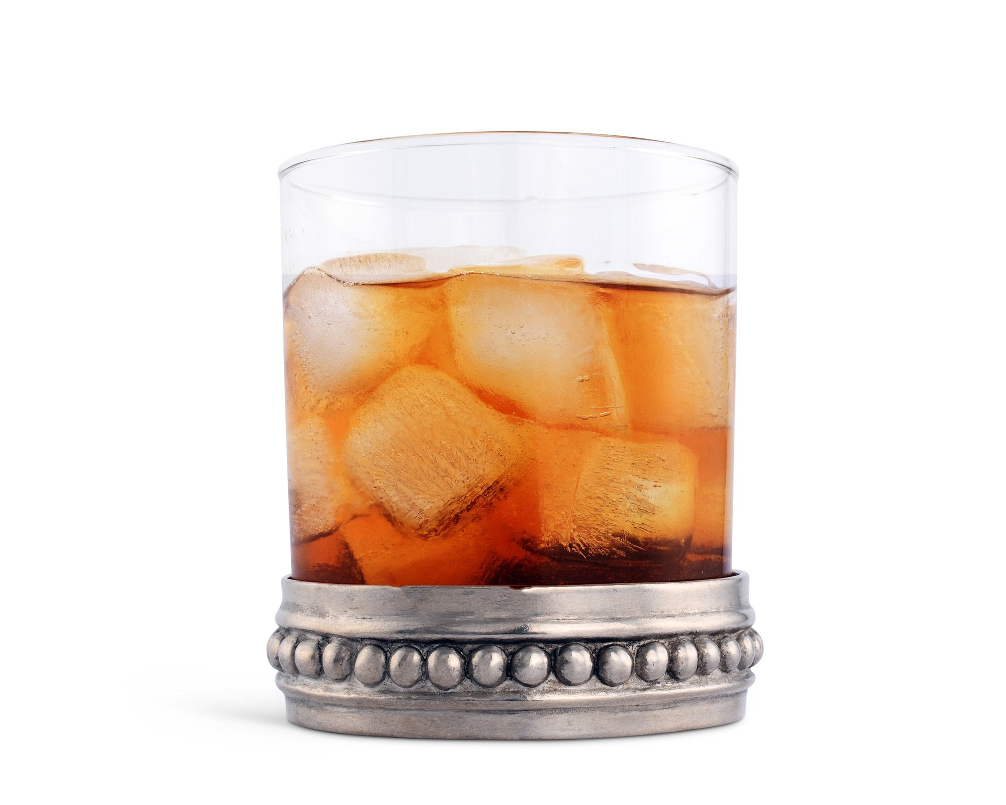 Medici Beading Double Old Fashion Bar Glass