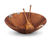Lilacs Salad Bowl And Servers