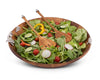 Lilacs Salad Bowl And Servers