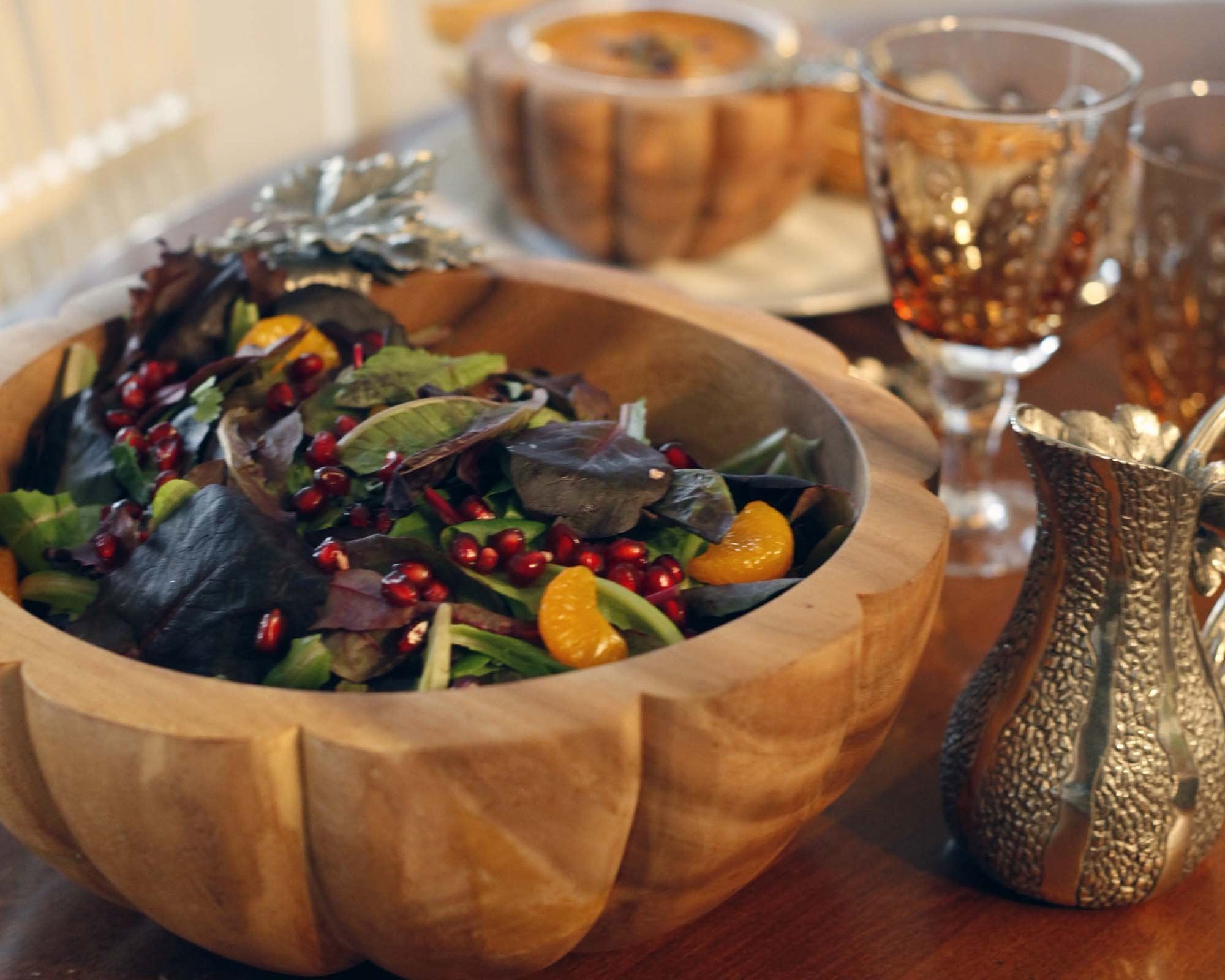 Glass Salad Bowls + Serving Bowls