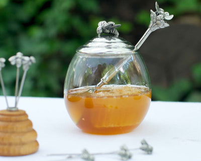 Honey Pot With Spoon