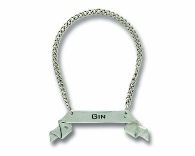 Pewter Ribbon Decanter Tags