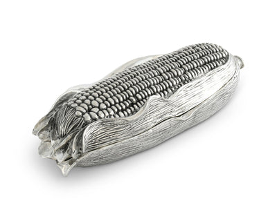 Pewter Corn Butter Dish
