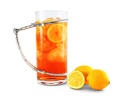 Horse Bit Glass Pitcher