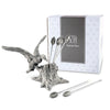 Pewter Mallard Duck Cheese Pick Set