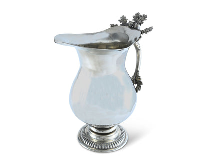 Pewter Oak Leaf Pitcher