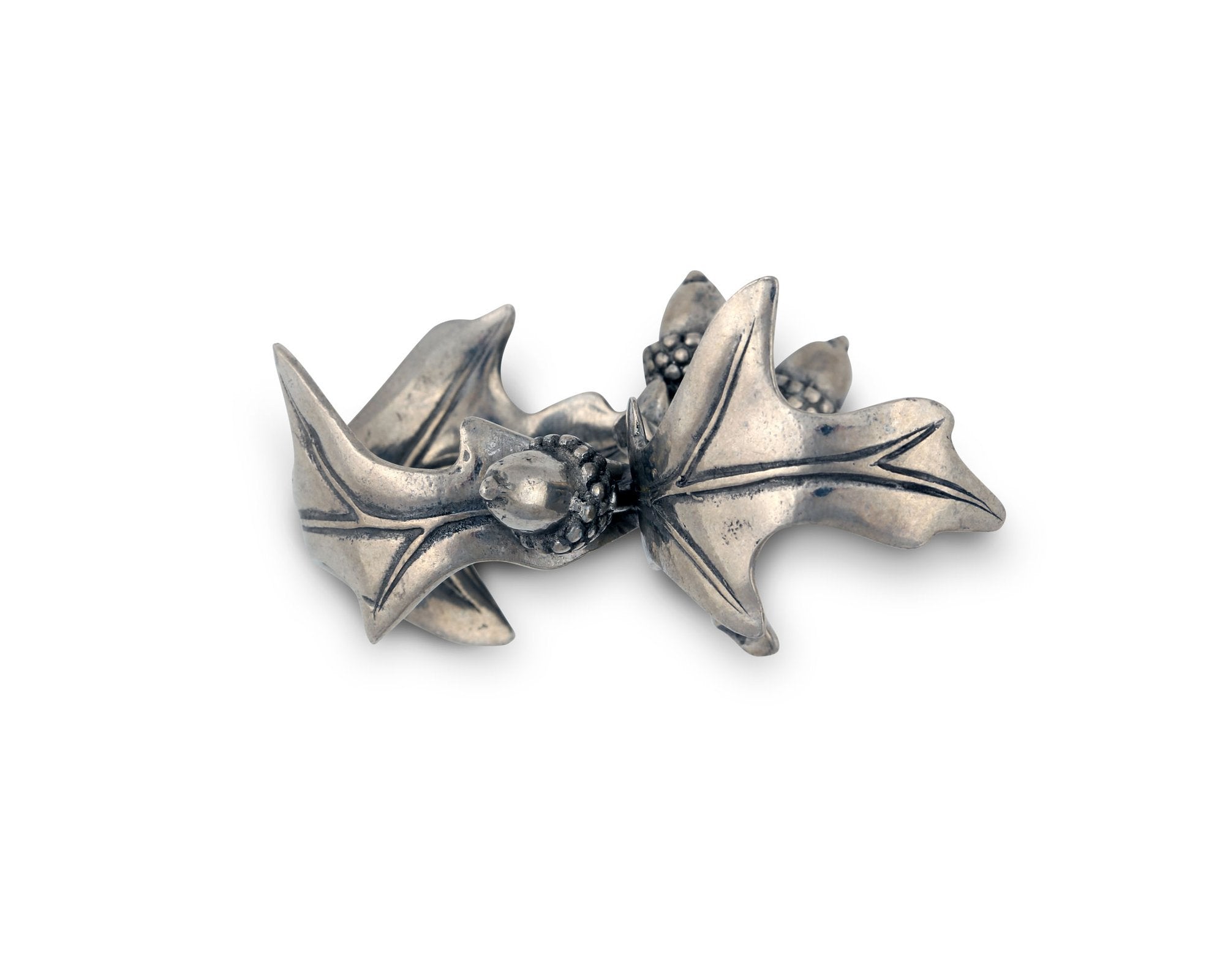 Pewter Acorn & Oak Leaf Napkin Ring