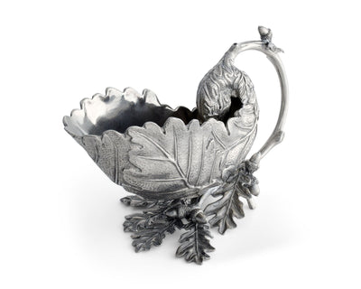 Pewter Oak Leaf Gravy Boat
