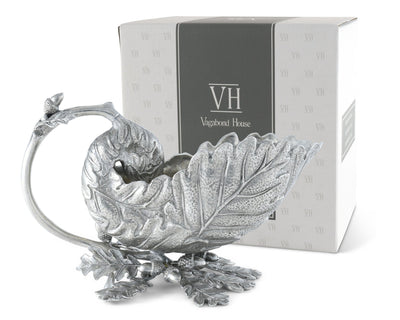 Pewter Oak Leaf Gravy Boat