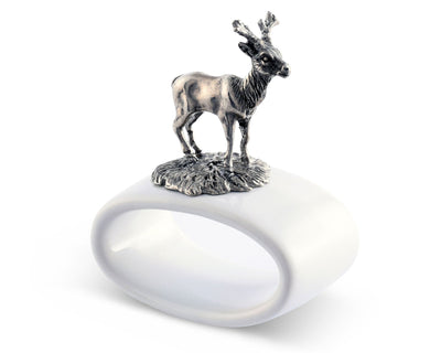 Napkin Ring Deer Stoneware