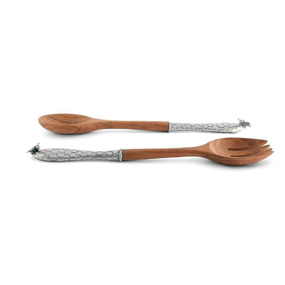 Little Bees Salad Server Set